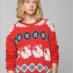 Ugly Christmas Sweater Bunny Humping 